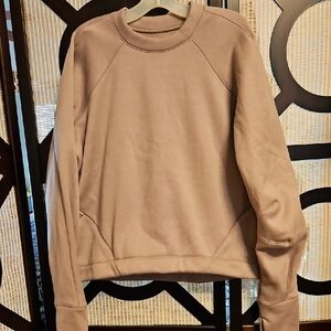 Sweaty Betty Women's Tan Crewneck Sweatshirt